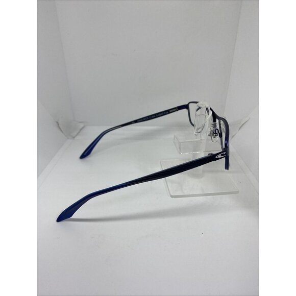 O\'Neill Ono-Beck C.006 Eyeglasses Frame Blue Metal/Dark Blue 54-17-140 NWT +Case